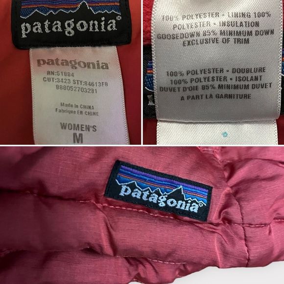 Patagonia Down Puffy Puffer Jacket Womens Medium - Picture 2 of 8